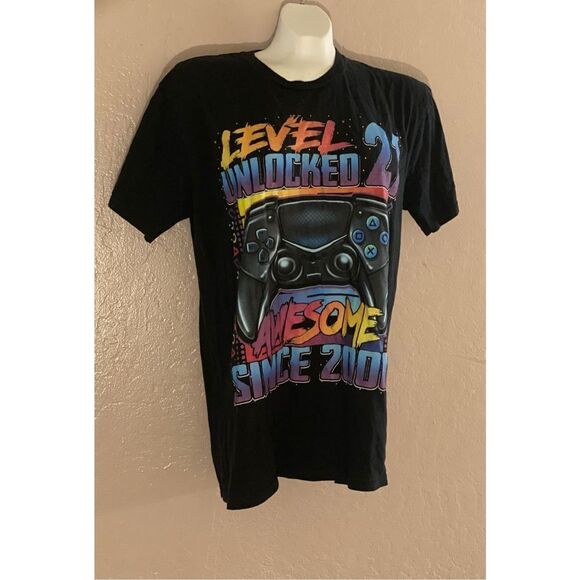 Level 10 Men’s Unlocked Awesome 2010 Video Game 10th T-Shirt Sz L - Picture 4 of 4